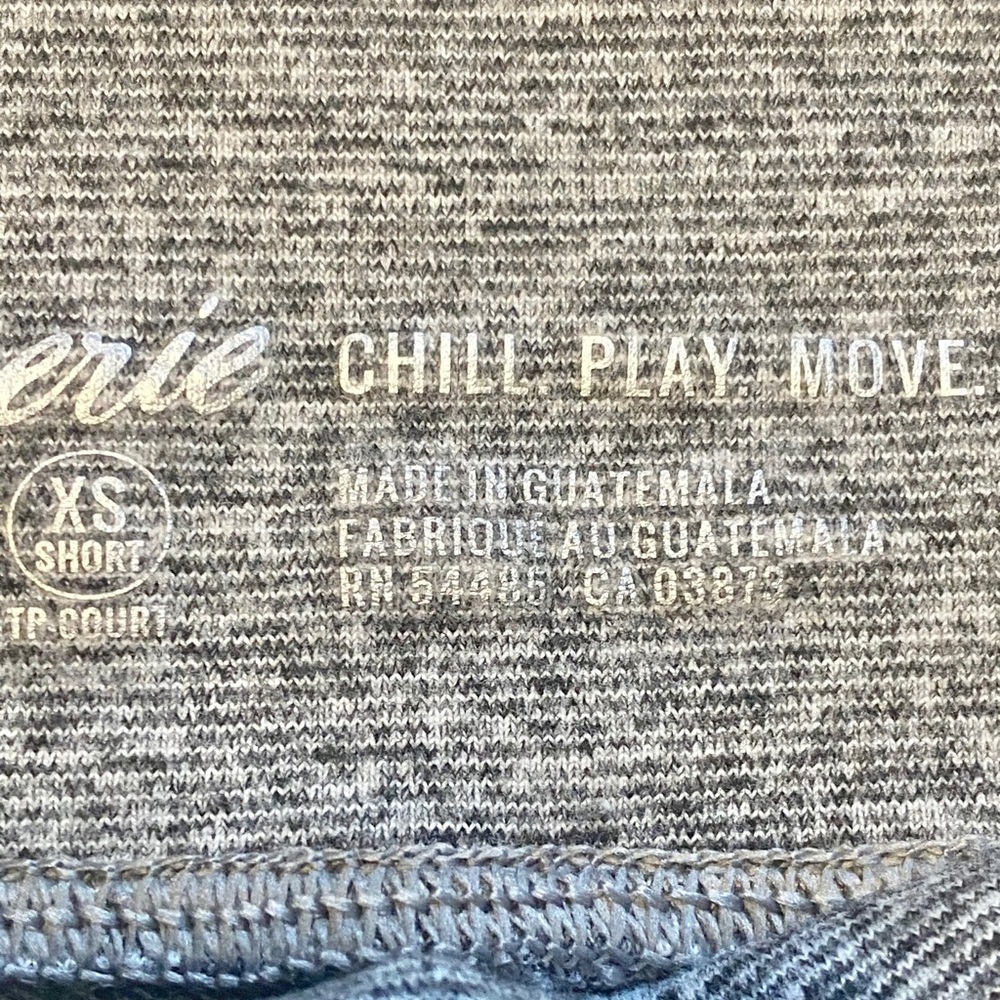 Aerie gray mesh cropped leggings size XS short - Picture 5 of 11